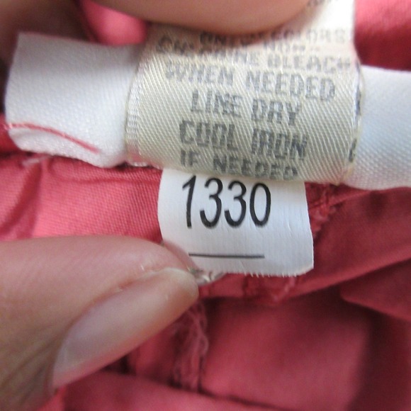 Lulu B Capri Pants Women 6 Pink Bratz Buckle Cargo Crop Low Rise Cinch Baggy 312 - Picture 5 of 14